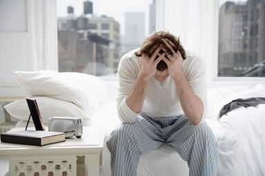 Discomfort and headache of prostatitis