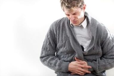 Lower abdomen pain in patients with prostatitis